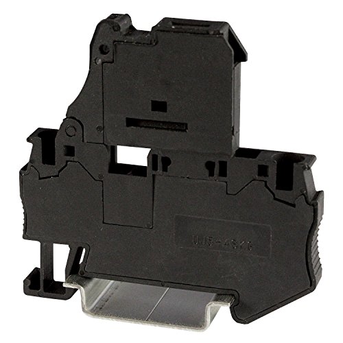 ASI ASI421039 DIN Rail Fuse Holder Terminal Block, Spring Clamp, 24 to