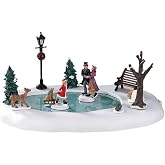 Lemax Victorian Skaters, Battery Operated (4.5V) #94527