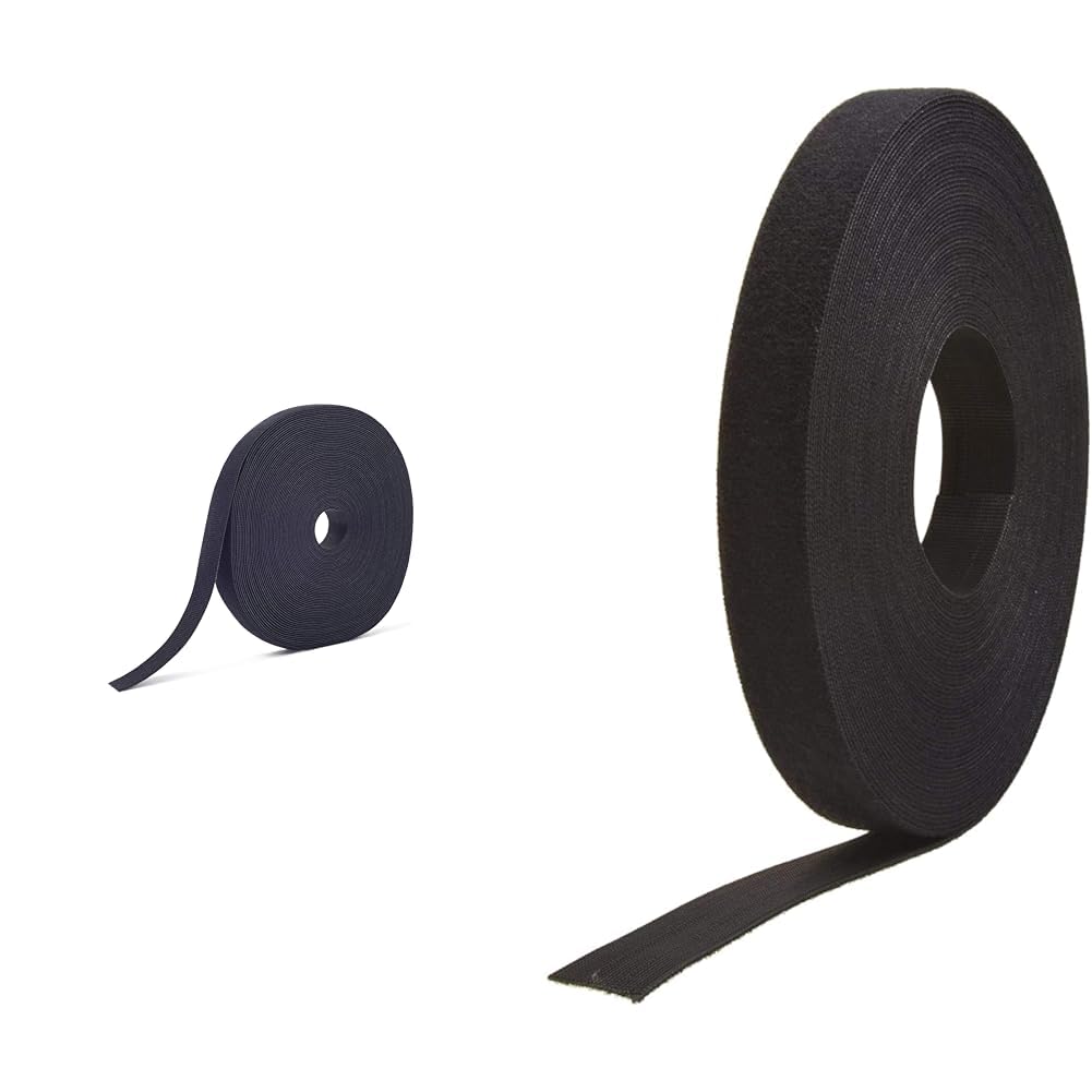 VELCRO Brand Cut to Length Straps 25 Yards x 3/4" Wide Width for Strength & Cut to Length Straps Heavy Duty | 45 Ft x 3/4 in | ONE-WRAP Self-Gripping Double Sided Roll Image