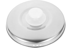 WOFASHPURET Metal Rice Cooker Lid 4l Universal Replacement Pot Cover for Rice Cooker Cooking and Kitchen