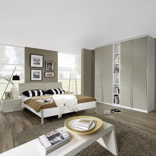 Schlafzimmer Set »MODENO221« Hochglanz weiß, Alpinweiß jetzt bestellen