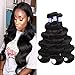 SAYAS Hair 10A Grade Brazilian Body Wave Human Hair Bundles Weave Hair Human Bundles Brazilian Virgin Hair For African Americans Women Each Bundle 100g With 40g 4x4 Free Part Closure(20 22 24+20inch)