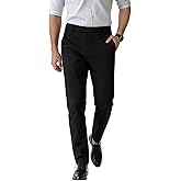 GINGTTO Mens Dress Pants Slim Fit Stretch Formal Pants for Men