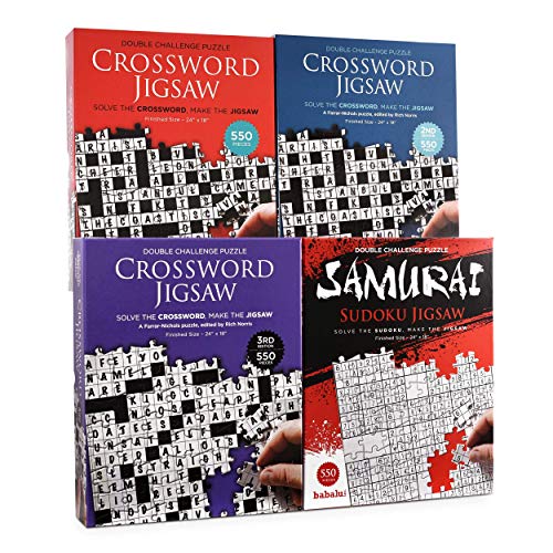 Crossword Jigsaw Puzzle 1st Edition 550 Piece 2in1 Puzzle Game for