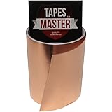 Tapes Master 2" x 10ft Copper Foil Tape - EMI Shielding Conductive Adhesive (2")