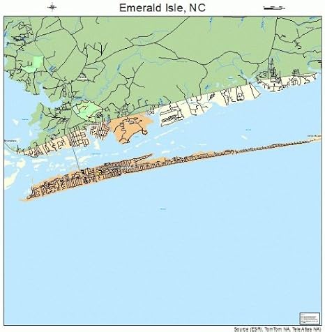 Emerald Isle Nc Maps Directions See Where Emerald Isle Is Located