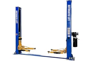 KATOOL 10000lbs 2 Post Lift AK-H105 Two Post Car Lift Automotive Lift with Floor Plate 36 Months Part Replacements (H105)