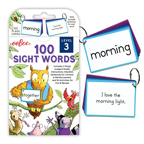 eeBoo 100 Sight Words Flash Cards (Level 3) - Thumbnail 3
