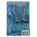 Black & White Striped Mid-Rise Halloween Children's Cosplay Costume Tights (Large)