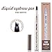 Music Flower Eyebrow pencil - Dual Eyebrow pen - Long lasting, waterproof and smudge-proof (Chestnut 00)