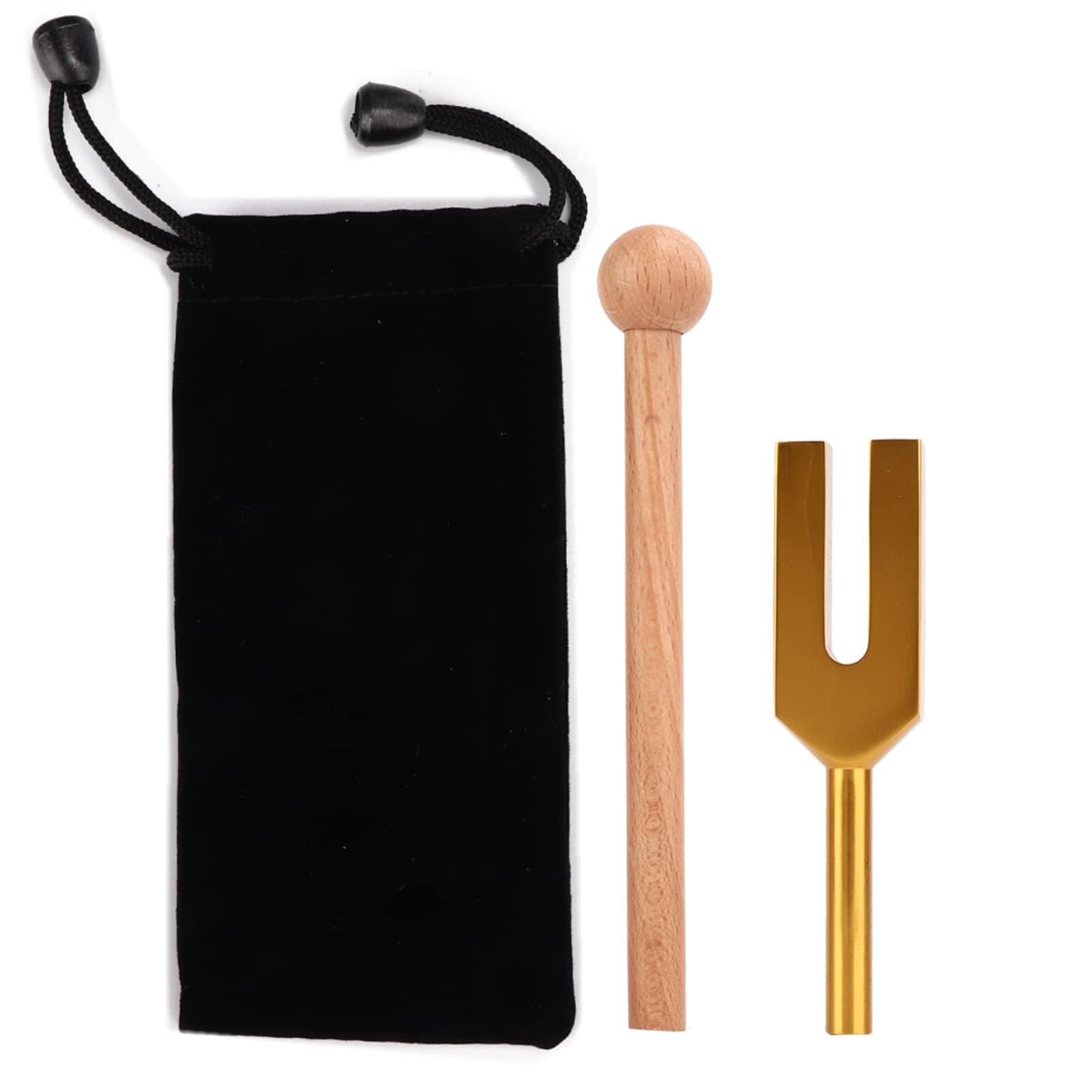 4096Hz Tuning Fork for Healing, Aluminum Meditation Energy Fork with Wooden Hammer for DNA Repair Healing, Sound therapy, Perfect Healing, Musical Instrument, Balancing, Healers, Vibration