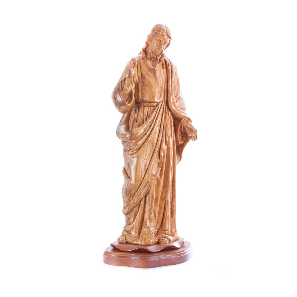 Bethlehem Handicrafts Hand Carved Wood Jesus Christ Blessing's Statue