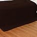 Decorative Throw Blanket (Oversized) Soft Plush Acrylic Fabric Couch Chair Travel Use Warm Breathable Comfort Modern Zigzag Pattern 67” x 51”（Brown）