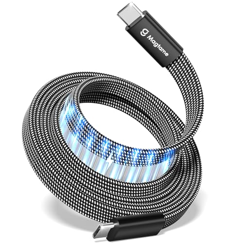 Magtame USB C Cable, Flat 240W Magnetic USB C to USB C... en promo sur Amazon