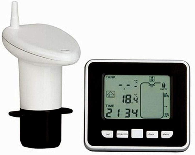Welltobuy Ultrasonic Level Gauge Water Tank Level Gauge With LCD Liquid Temperature Display Indoor Temperature Liquid Temperature Indicator