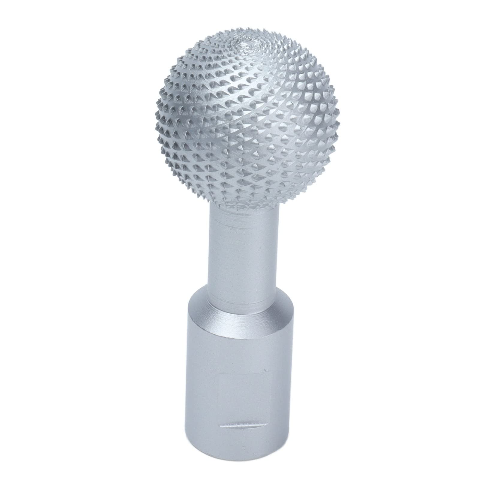 Rotary File Spherical Rotary Burr Carbon Steel Ball Grinding Head Wood Carving Drill Bit Head Rotary Burr Ball Drill Bit for Angle Grinder Diameter 40mm / 1.57in((Silver 14mm for Types 100))