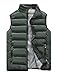 Vcansion Men's Outdoor Casual Stand Collar Padded Vest Coats
