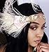 BABEYOND 1920s Flapper Headpiece 20s Peacock Feather Headband Crystal Great Gatsby Headband 1920s Flapper Gatsby Hair Accessories