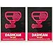 (Set of 2) Uber Lyft Headrest Decal Dashcam In Use Sign Rideshare Display