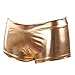 HDE Women's Shiny Metallic Booty Shorts Liquid Wet Look Hot Pants Dance Bottoms