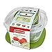 Rubbermaid 12pc Set Of Produce Saver Plastic Food Storage Containers With Lids & Fresh Vent for Breathability
