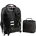 J World New York Setbeamer Rolling Backpack with Lunch Bag