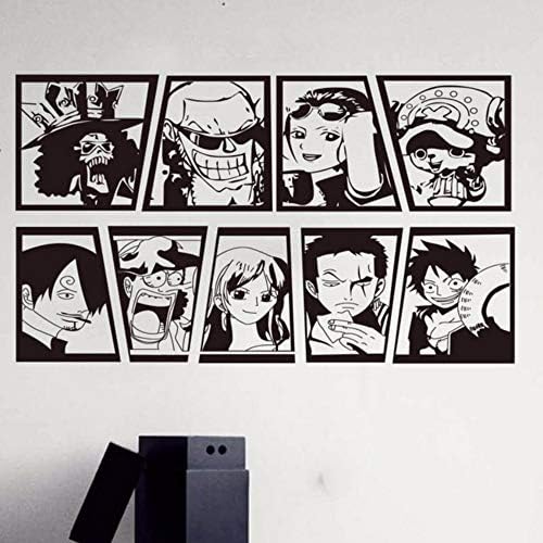 tfqddp New Wall Art of Japanese Anime Wall Stickers Kids Rooms Home Decoration Wall Stickers Living Room