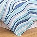 C&F Home Sea Waves Seawaves Blue Ocean Coastal Theme Full/Queen Bed 3-Piece Beach Reversible Coverlet Lightweight Quilt Set with 2 Standard Shams Reversible Coverlet Comforter Nautical Bedding Set