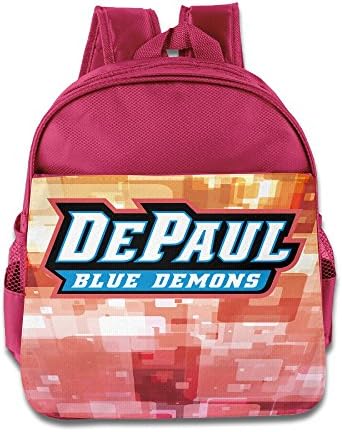 JccjCcjj DePaul University Blue Demons Funny Backpack Pink