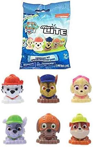 Paw Patrol Micro Lites Miniature Light Up Toy - 1 Random Mystery Pack