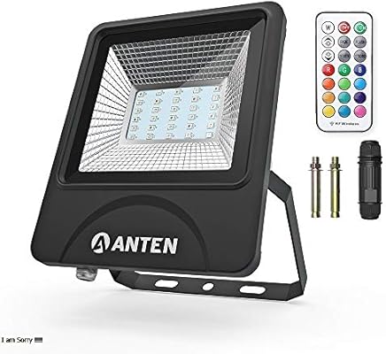 Anten 30W Proyectores LED RGB 16 Colores 4 Modos Regulables ...