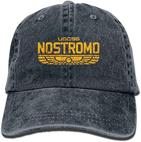 Colorfu Footprint Remera De Pelicula Alien USS Nostromo Adult Dad Hat Baseball Hat Vintage Washed Distressed Cap