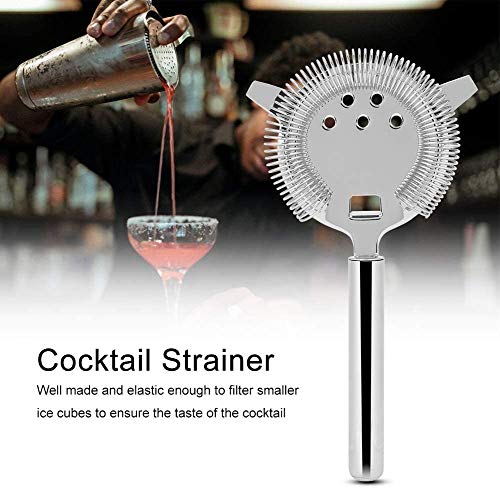 Cocktailfilter Shake Beverage Bar Club Party Rose Gold Silber (Silber) Edelstahl Eis Mischfilter – Bild 4