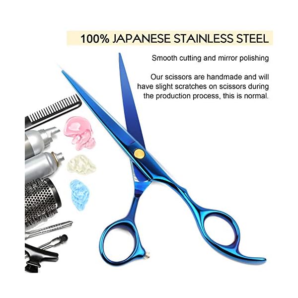 Hbaid-Hairdressing-Barber-Hair-Scissors-Stainless-Steel-Professional-Hair-Cutting-Shears-Hair-Styling-Scissors-for-Salon-Barbers-Men-Women-Children-and-Adults Hbaid Hairdressing Barber Hair Scissors Stainless Steel Professional Hair Cutting Shears Hair Styling Scissors for Salon…