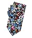 Mantieqingway Slim Ties Men's Cotton Printed Floral Neck Tie Flower Neckties (010)