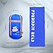 Forbidden Road Portable Single Sleep Bag 15 ℃ / 60 ℉ - Compression Bag Included (Blue, 15 ℃ / 60 ℉)