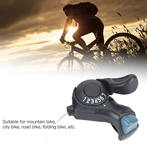 image for Bnineteenteam One Pair Outdoor Mountain Bicycle Thumb Gear Shifter,3X7