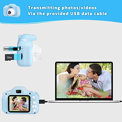 LANXUN Digital Camera for Kids,2.0 Inch IPS Toys Digital Video Camera