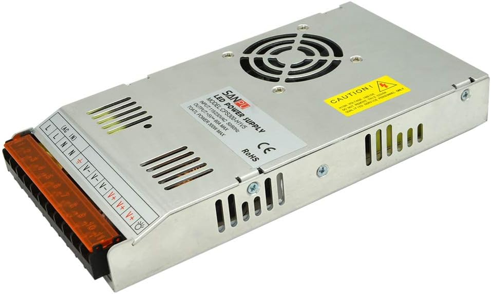 Switching Power Supply Unit 5V 300W 60A Constant Voltage LED Driver 5VDC Indoor 110V AC-DC 5Volt Transformer Converter