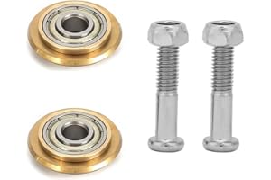 TorSor 2 Pack Tile Cutter Wheel Cutting Blade Replacement Premium Tungsten Carbide Bearing Ceramic 22×6×6mm Scoring With Bolt Lock Nut For Wall Floor Tiles Glass Knife Manual Machine