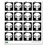 Death Skull - Set of 16 - Window Bumper Locker Stickers