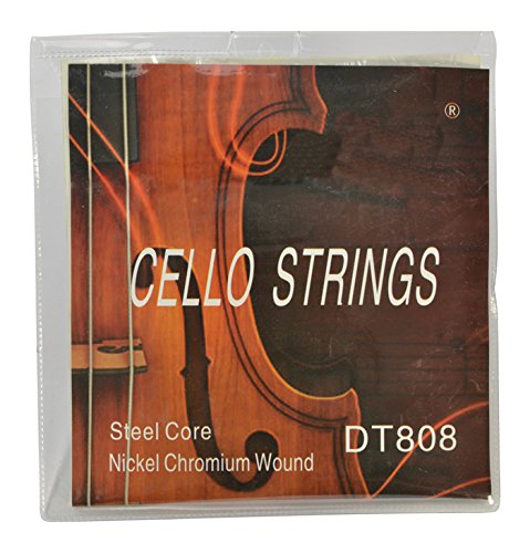 1/4 Cello String Set Nickel Chromium Wound with Steel Core by Sotendo