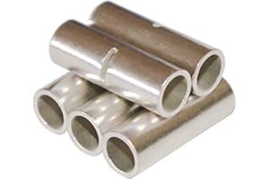 XFFCSEC 4 Gauge Butt Splice:4 AWG Wire Butt Connectors for 4ga Automotive Power/Ground,Battery Cable, Car Audio, RV, Amp,Wire