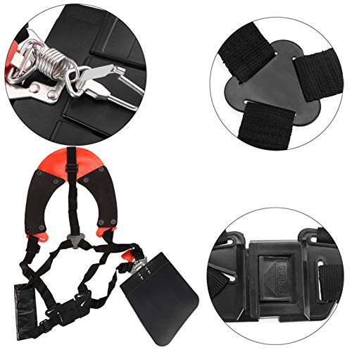 Profi Trimmer Doppelter Schultergurt Mäher Nylongurt für Motorsense Garten Bauernhof Rasen – Bild 7