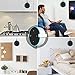eBoot Solid Metal Wall Mount Stand Holder Stand Bracket for All-New Echo Dot 2nd Generation (White)