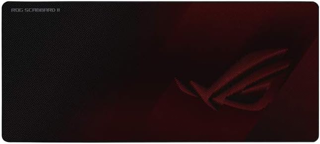 Asus - Tapis de souris ROG Scabbard II, Black, 75L x 415W mm
