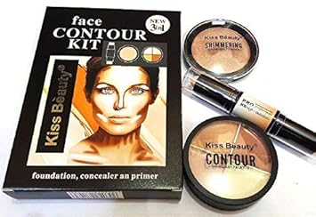 Kiss Beauty Concealer Highlighter & Contour Stick (Set of 3)