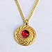 Henry VIII King Gem Pendant Necklace for Historic Renaissance Costume - 8821