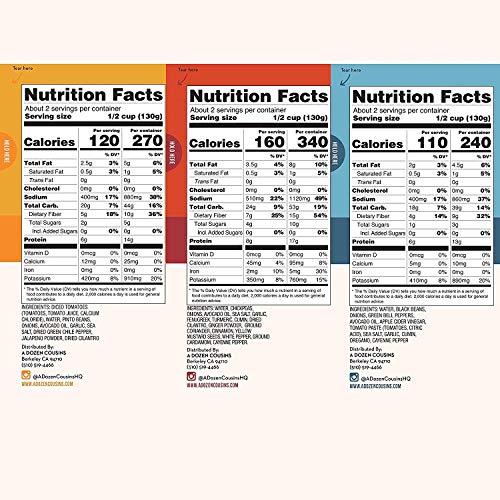 A Dozen Cousins Ready to Eat Beans Variety Pack - Cuban Black Beans, Mexican Cowboy Beans, Trini Chickpea Curry - Vegan Food, Plant Protein for Meals, 10 ounce (Pack of 3)