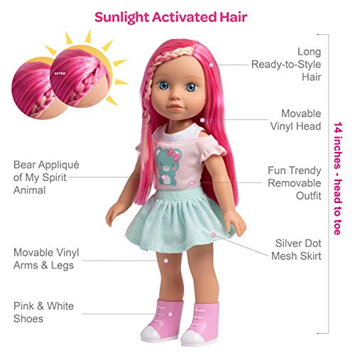 ADORA Be Bright Doll Honey Bear with Hair Color Changes in The Sun